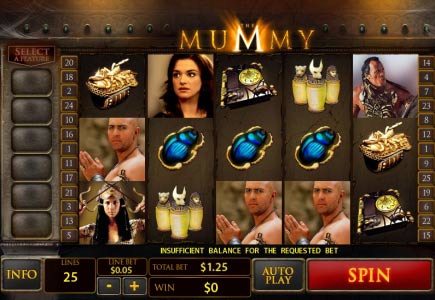 mummy video slot