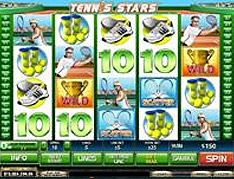 tennis stars slots game